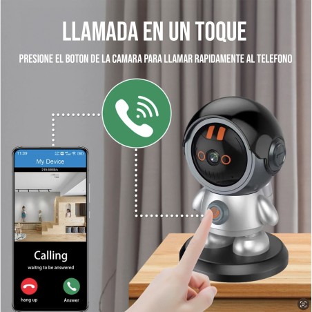 Wifi Cámara Robot HD