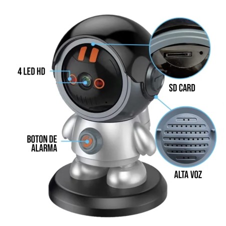 Wifi Cámara Robot HD