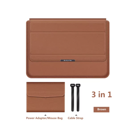 Set Macbook Folio Leather Case