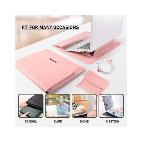 Set Macbook Folio Leather Case