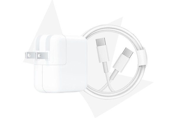 Pack - (Apple) Macbook Power Adapter 70W - (Apple) Cable Type C - Type C - 2 Metros