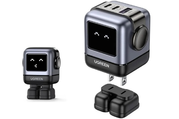 UGREEN Uno RG – Cargador Robot GaN 65w