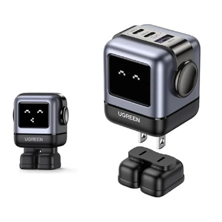 UGREEN Uno RG – Cargador Robot GaN 65w