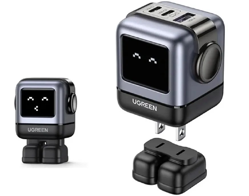 UGREEN Uno RG – Cargador Robot GaN 65w
