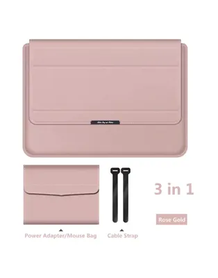 Set Macbook Folio Leather Case