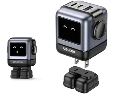 UGREEN Uno RG – Cargador Robot GaN 65w