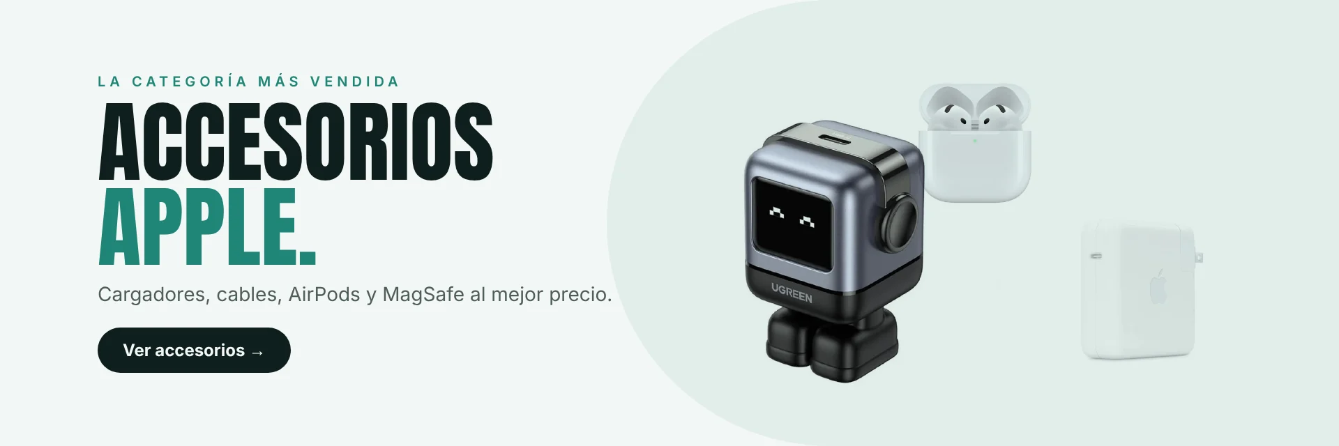 Accesorios Apple: cargadores, cables, AirPods y MagSafe al mejor precio